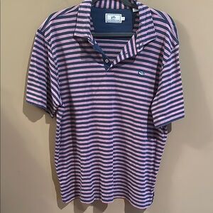 Southern tide striped polo